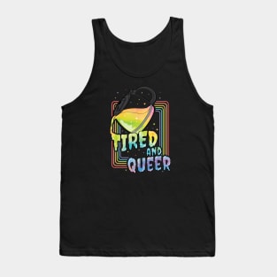 Tired and Queer Coffee Tank Top